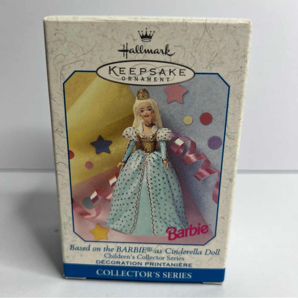 Hallmark Barbie Keepsake Ornament 1999 Barbie as Cinderella Doll 3rd in Series
